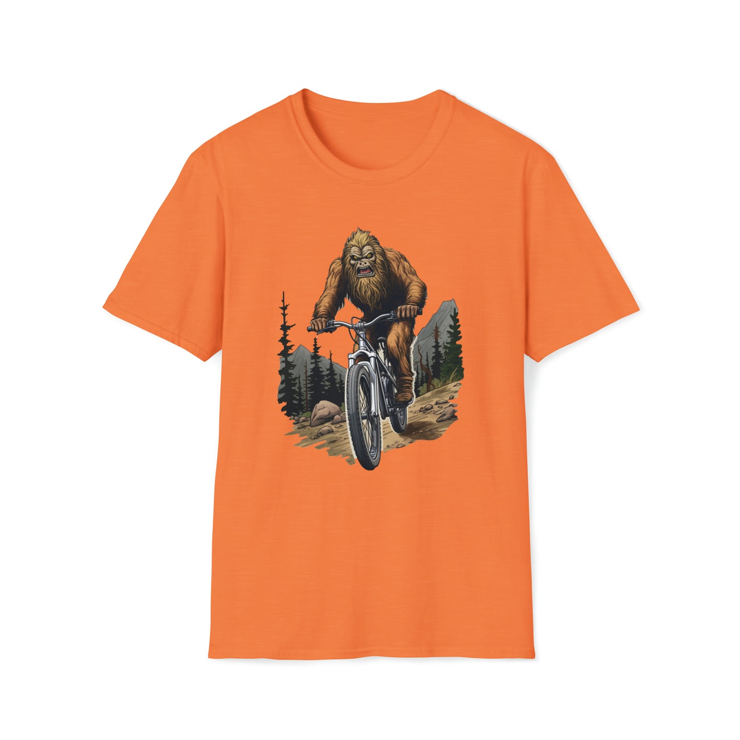 Ride Through the Woods with Bigfoot T-shirt: Unveil the Mountain Bike Adventure Shirt!