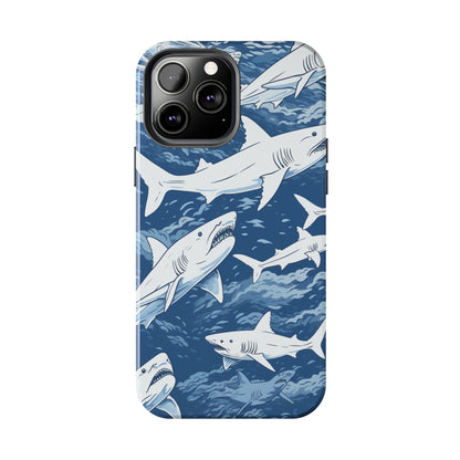 Shark Design: Dive into the Depths with an Aquatic Adventure iPhone Case