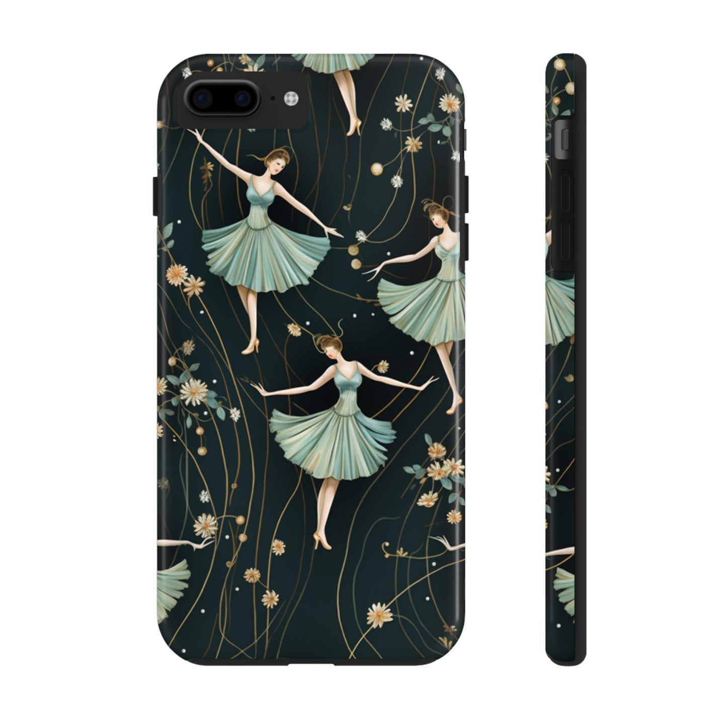 Vintage Style Dancing Ballerina iPhone Case | Embrace Elegance and Grace in Retro Charm