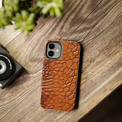 Faux Alligator Skin Textured look and style iPhone Case