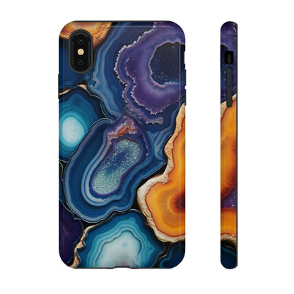 Agate Slice Geode Elegance: Natural Beauty Phone Case