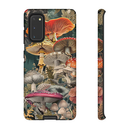 Vintage Illustration Mushroom Collage Phone Case