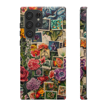 Vintage Floral Stamps Phone Case