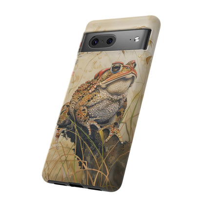 Toad on a Branch Japanese Style Art Painting Phone Case