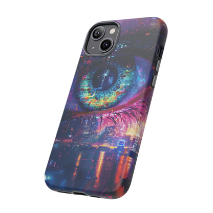 Eye of the Beholder Cyberpunk Art Phone Case