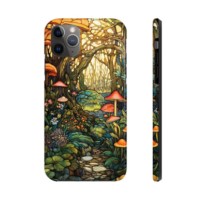 Magic Mushroom Boho Vibe iPhone Tough Case | Embrace the Enchantment of Nature with Durable Style