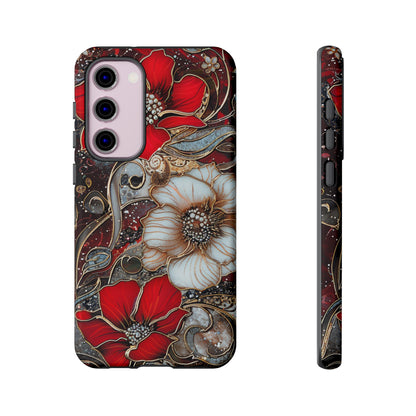 Stained Glass Floral Paisley Explosion Phone Case