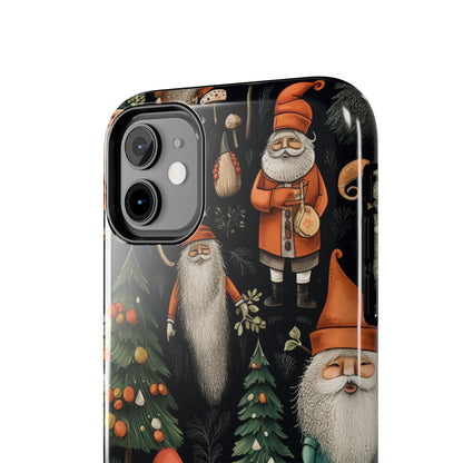 Vintage Santa Magic Mushroom Christmas Phone Case