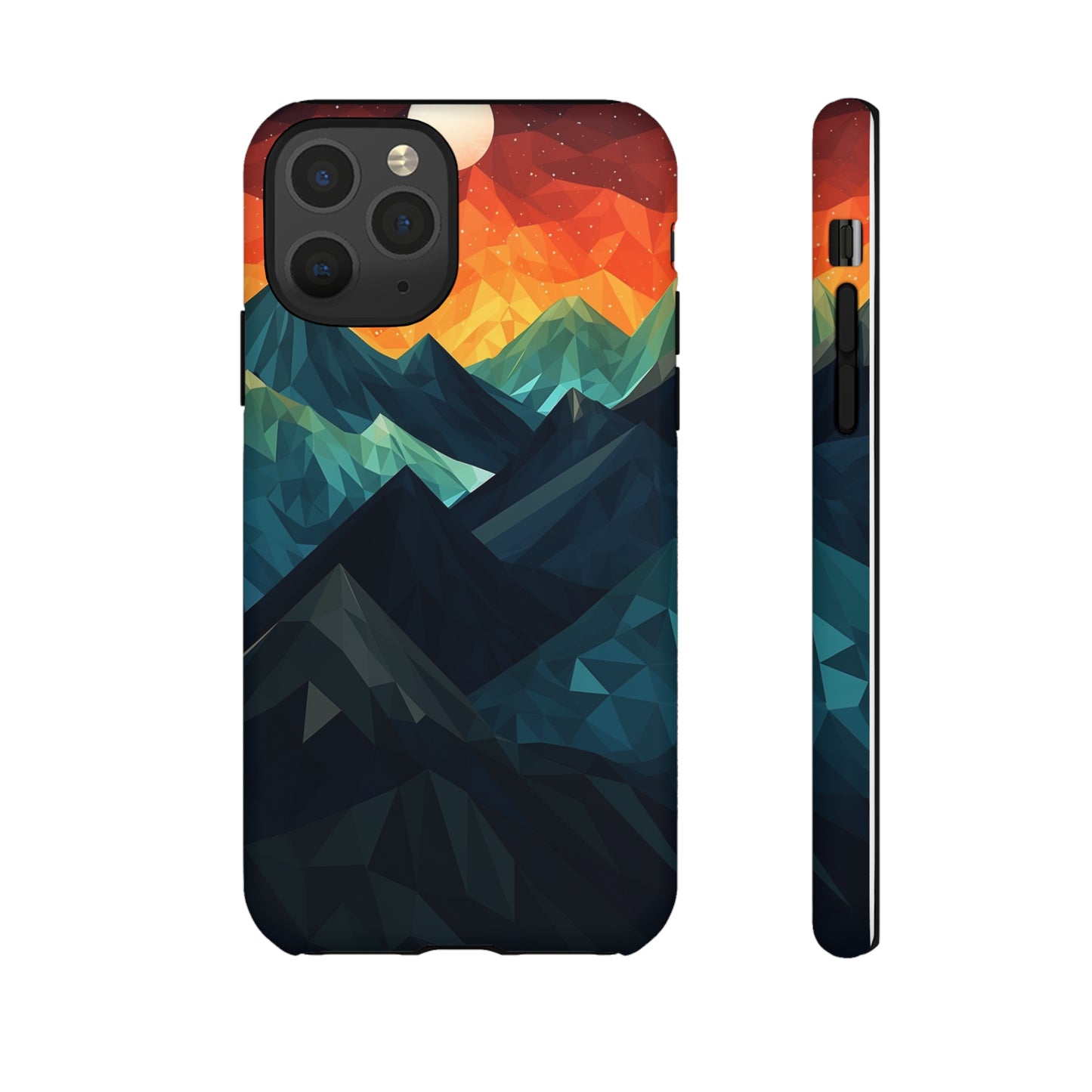 Mountain Abstract Tough Case | Embrace Nature's Beauty with a Durable Phone Case