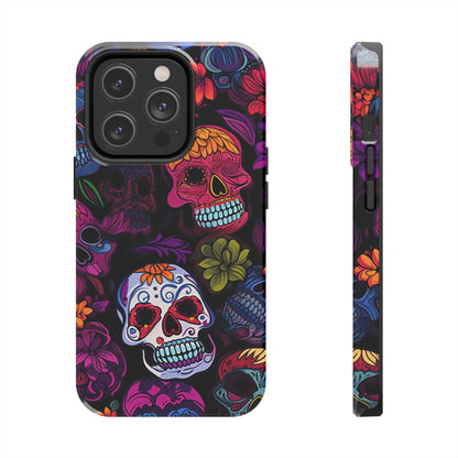 Sugar Skull iPhone Case | Day of the Dead Inspired Design for Halloween