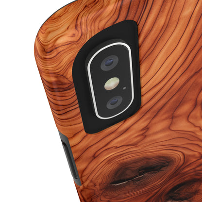 Elegant Timber: Faux Oak Wood Pattern | Dazzling Nature-Inspired iPhone Case