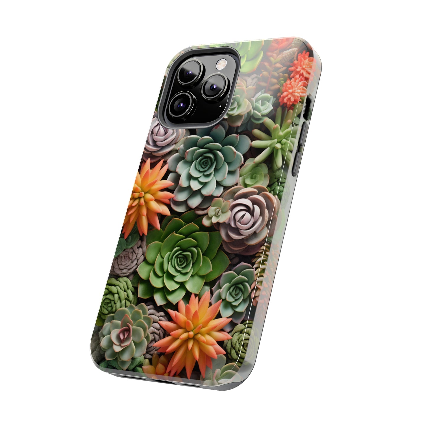 Succulent Desert Cactus Floral iPhone Case | Embrace the Beauty of Arid Elegance