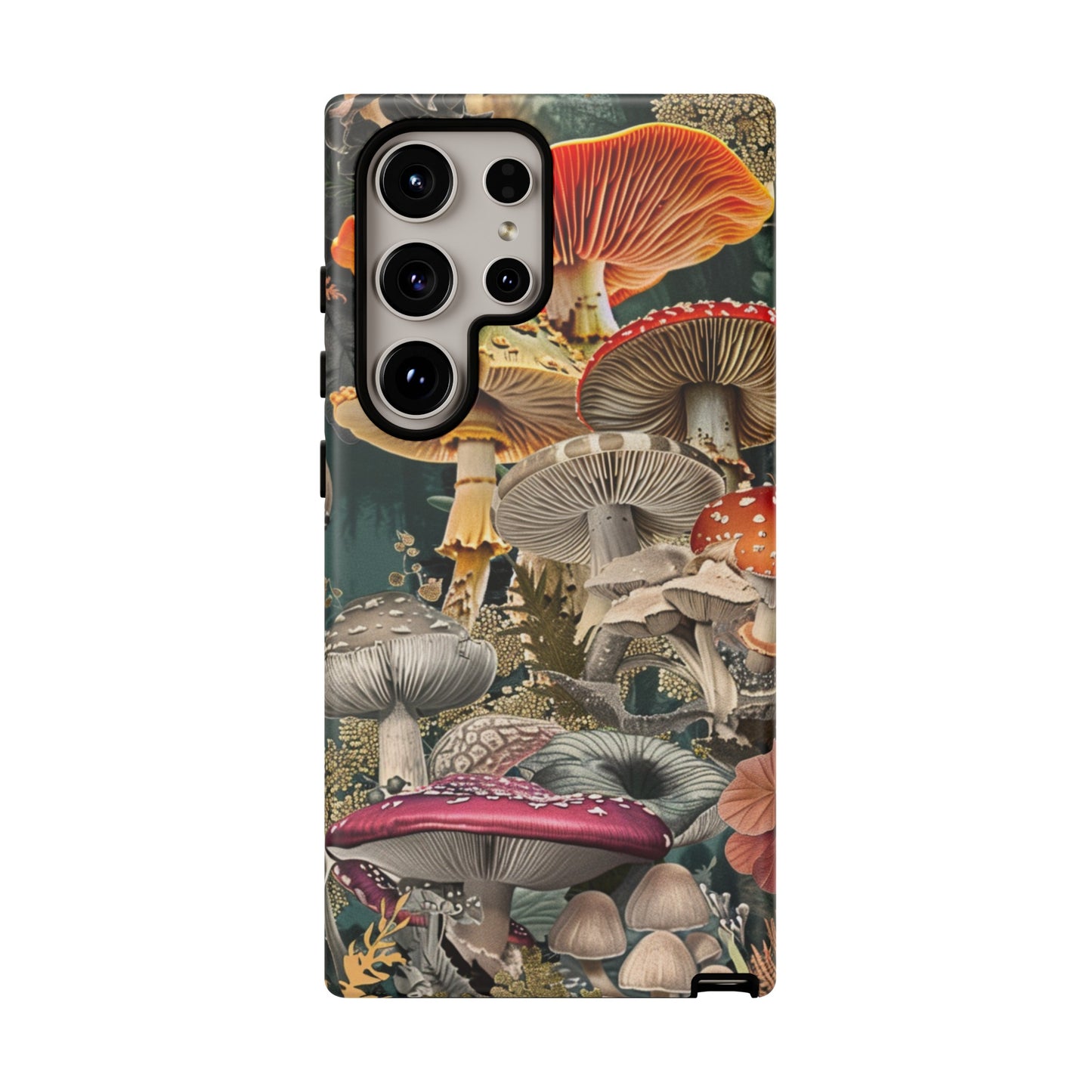 Vintage Illustration Mushroom Collage Phone Case