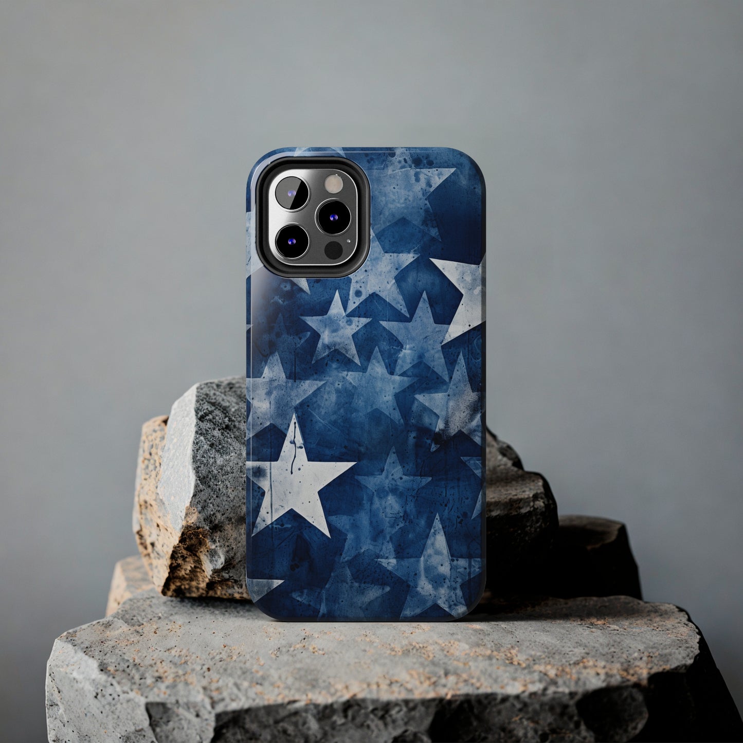 Starry Nights: Denim Dreams | Celestial Star-Patterned iPhone Case