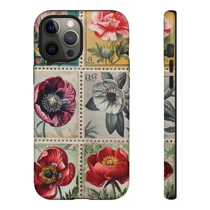 Vintage Floral Stamps Phone Case