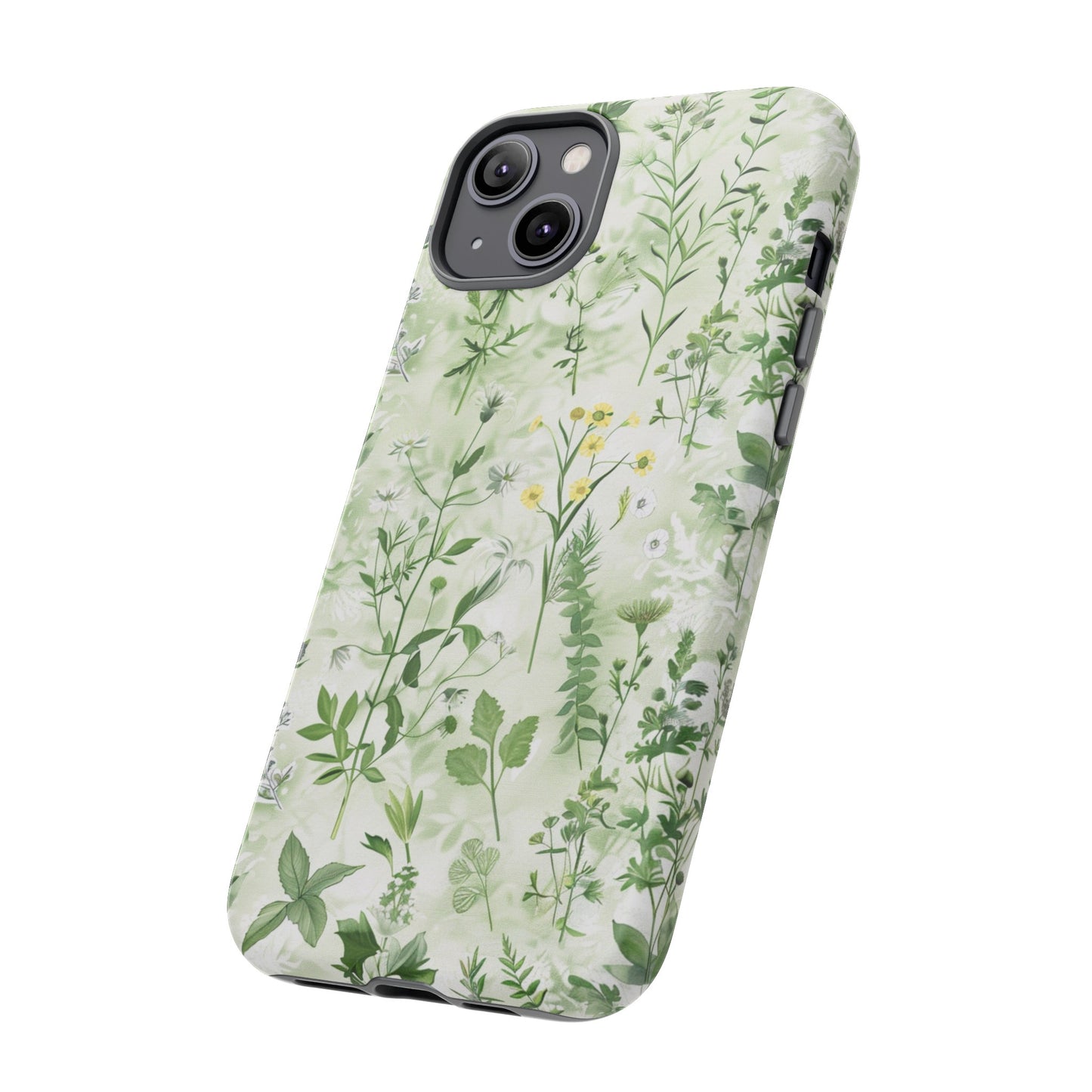 Floral Sage Green Wildflower Phone Case