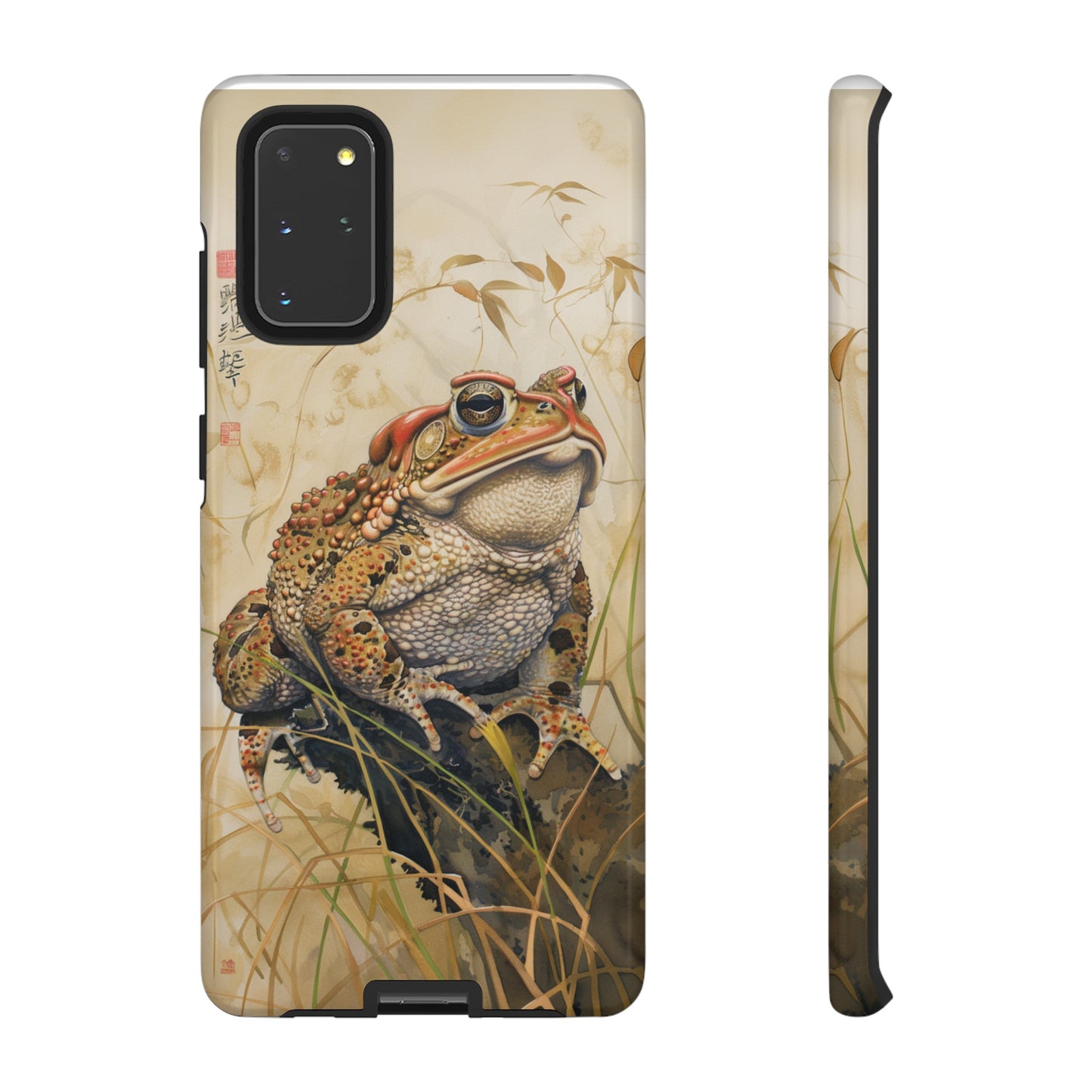 Toad on a Branch Japanese Style Art Painting Phone Case