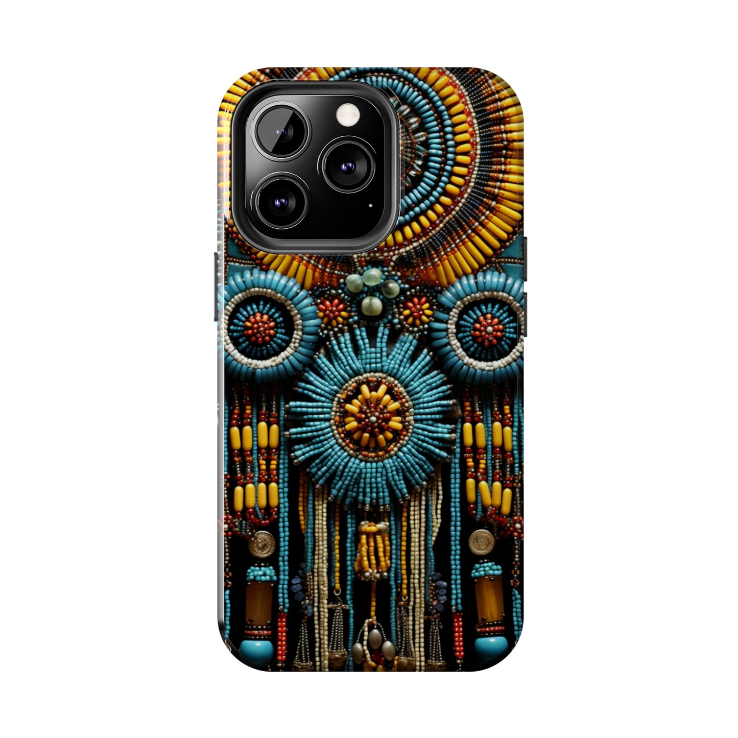 Native American Beadwork iPhone Case | Crafted Elegance with Cultural Heritage