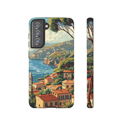 Midcentury French Riviera Landscape Painting Phone Case