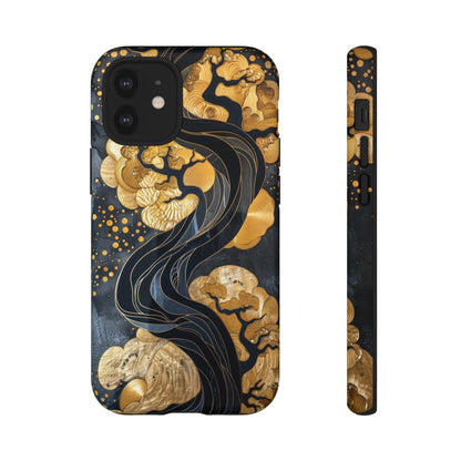 Gold and Silver Tree of Life Design Phone Case