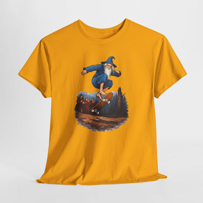 Wizard Skateboarding Fantasy T Shirt Magical Street Style Tee
