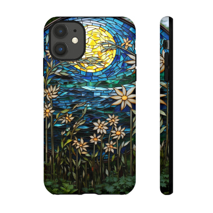 Stained Glass Mosaic Tile Full Moon