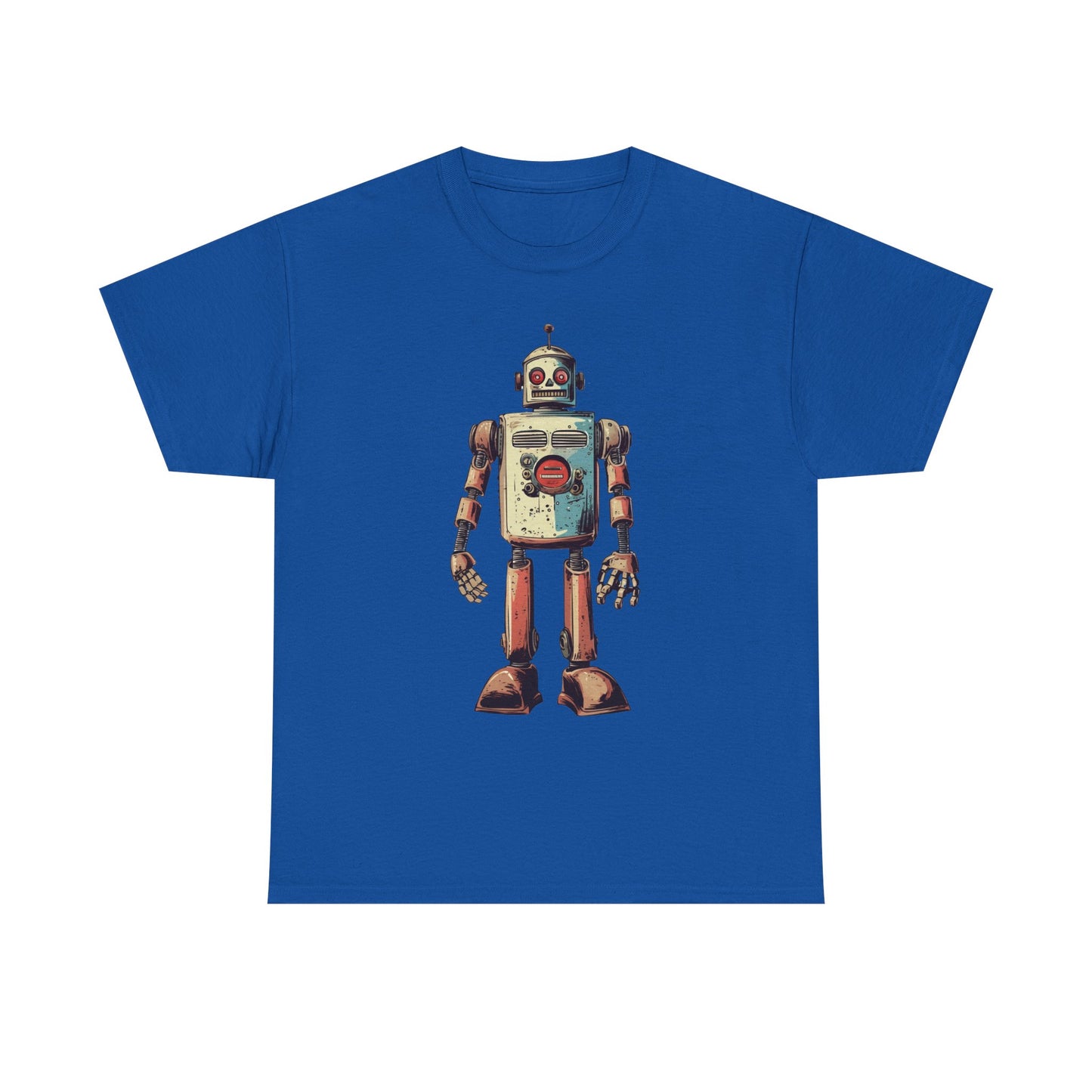 Retro Robot 60s Sci Fi T Shirt Vintage Future Gen X Nerd Tee