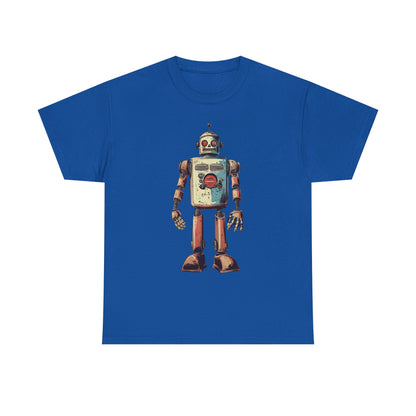 Retro Robot 60s Sci Fi T Shirt Vintage Future Gen X Nerd Tee