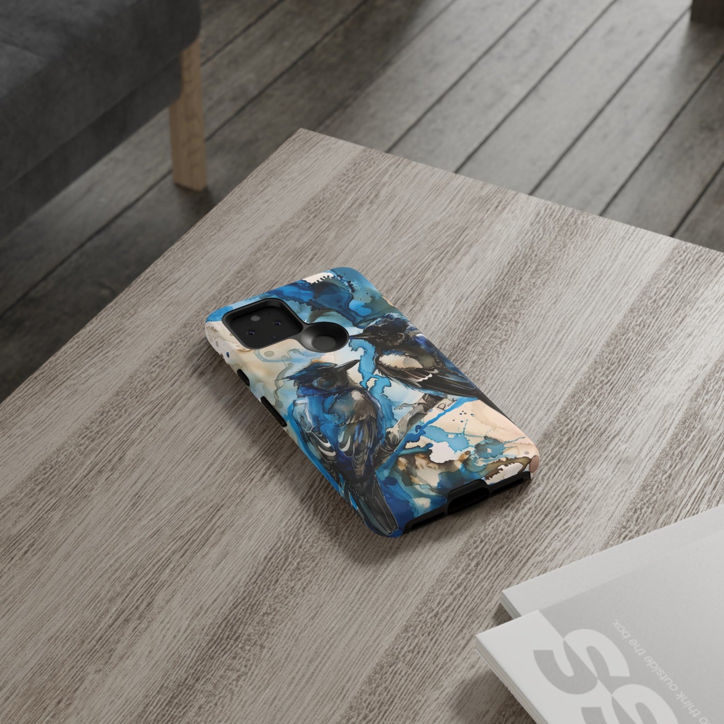 Blue Bird Watercolor Phone Case