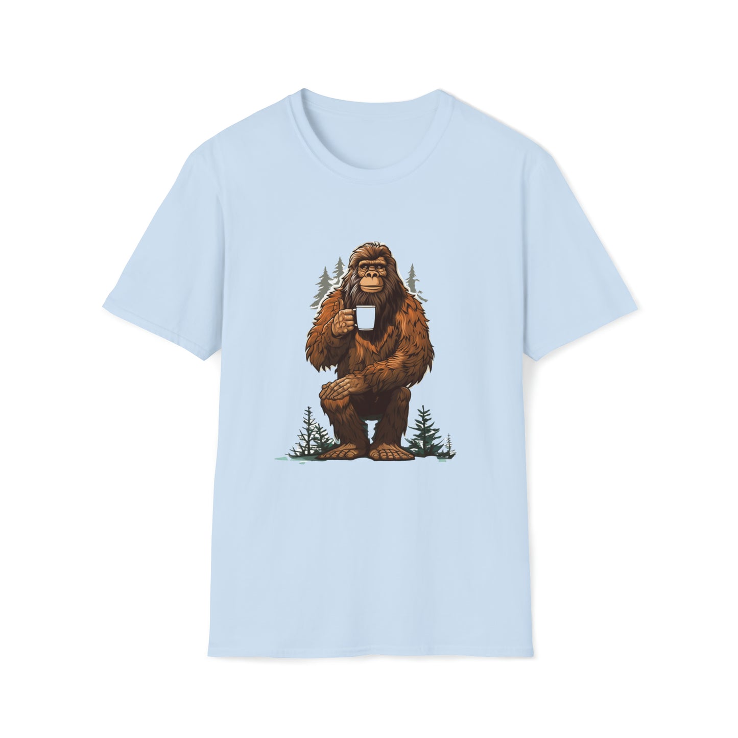 Morning doo doo Bigfoot T-Shirt, Retro Style, Big Foot Coffee Lover, Funny Sarcastic Tee, Big Foot Brew, Yeti Shirt, Sasquatch Shirt Squatch