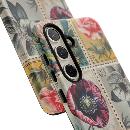 Vintage Floral Stamps Phone Case