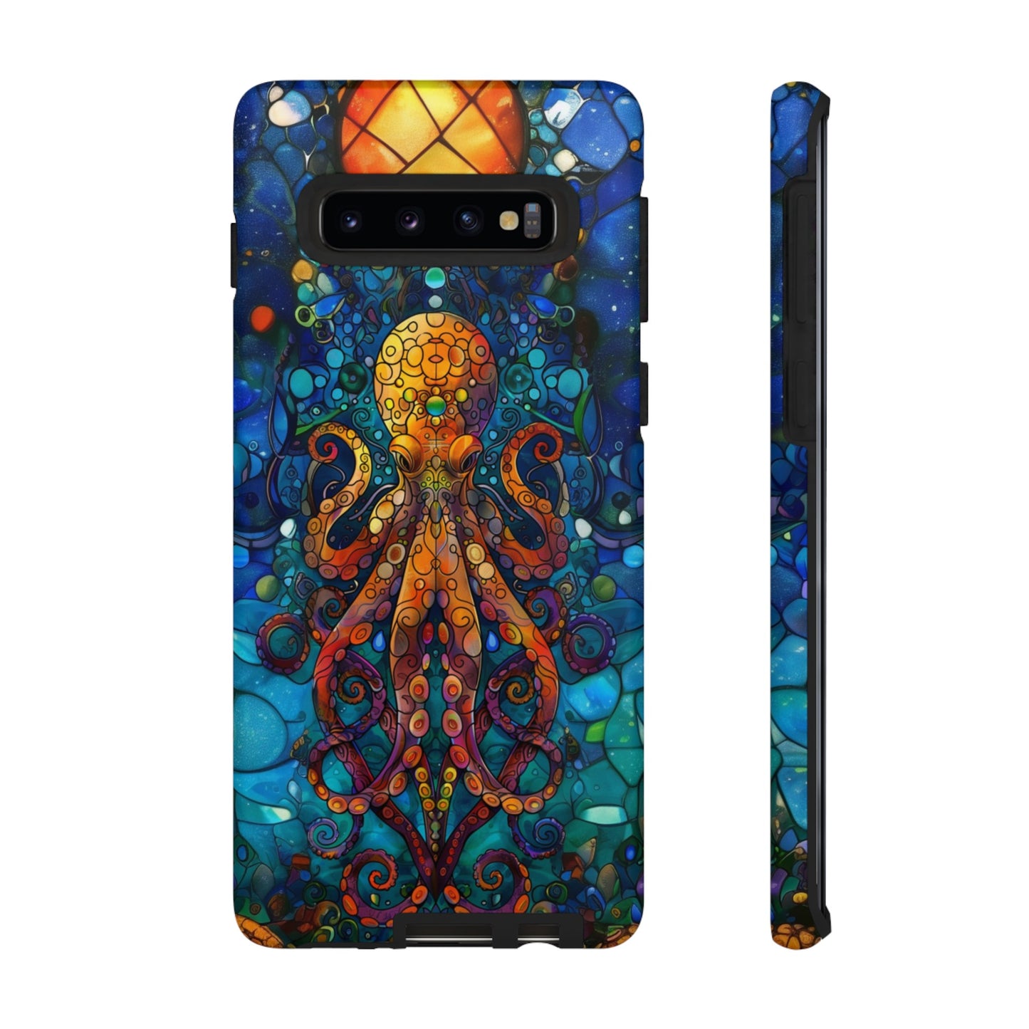 Octopus Stained Glass Undersea Magic Phone Case