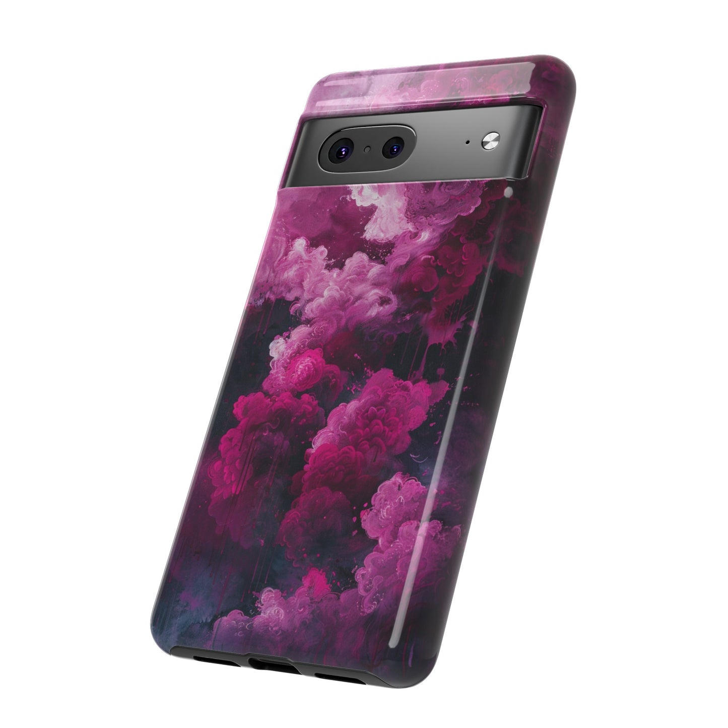 Magenta and Blue Color Explosion Phone Case