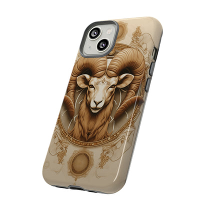 Aries Astrology Stained Glass Phone Case