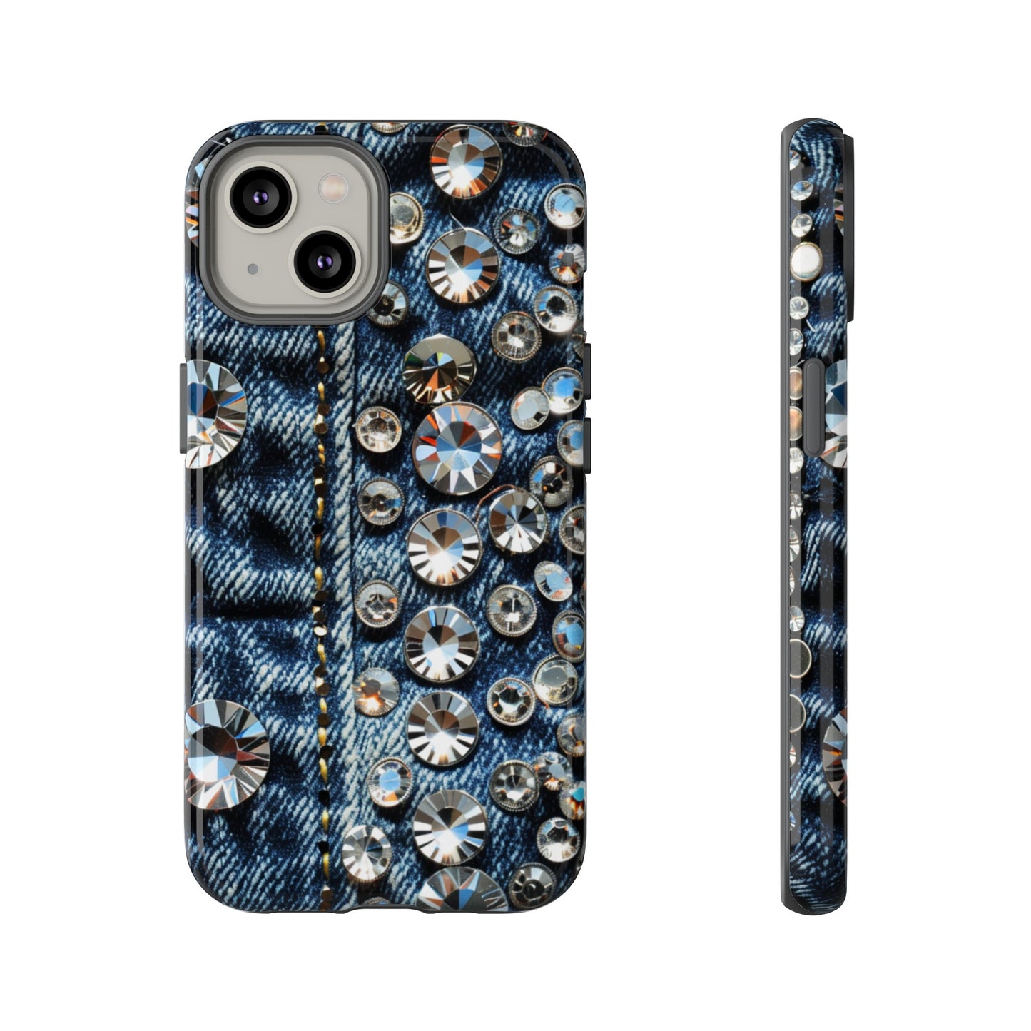 Blue Jean Queen Rhinestone Bling Phone Case