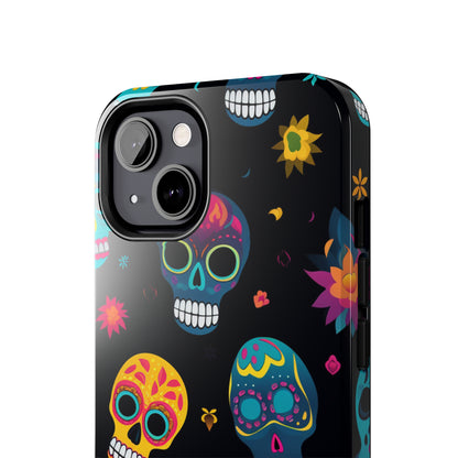 Sugar Skull iPhone Case | Day of the Dead Elegance for Apple iPhone Models