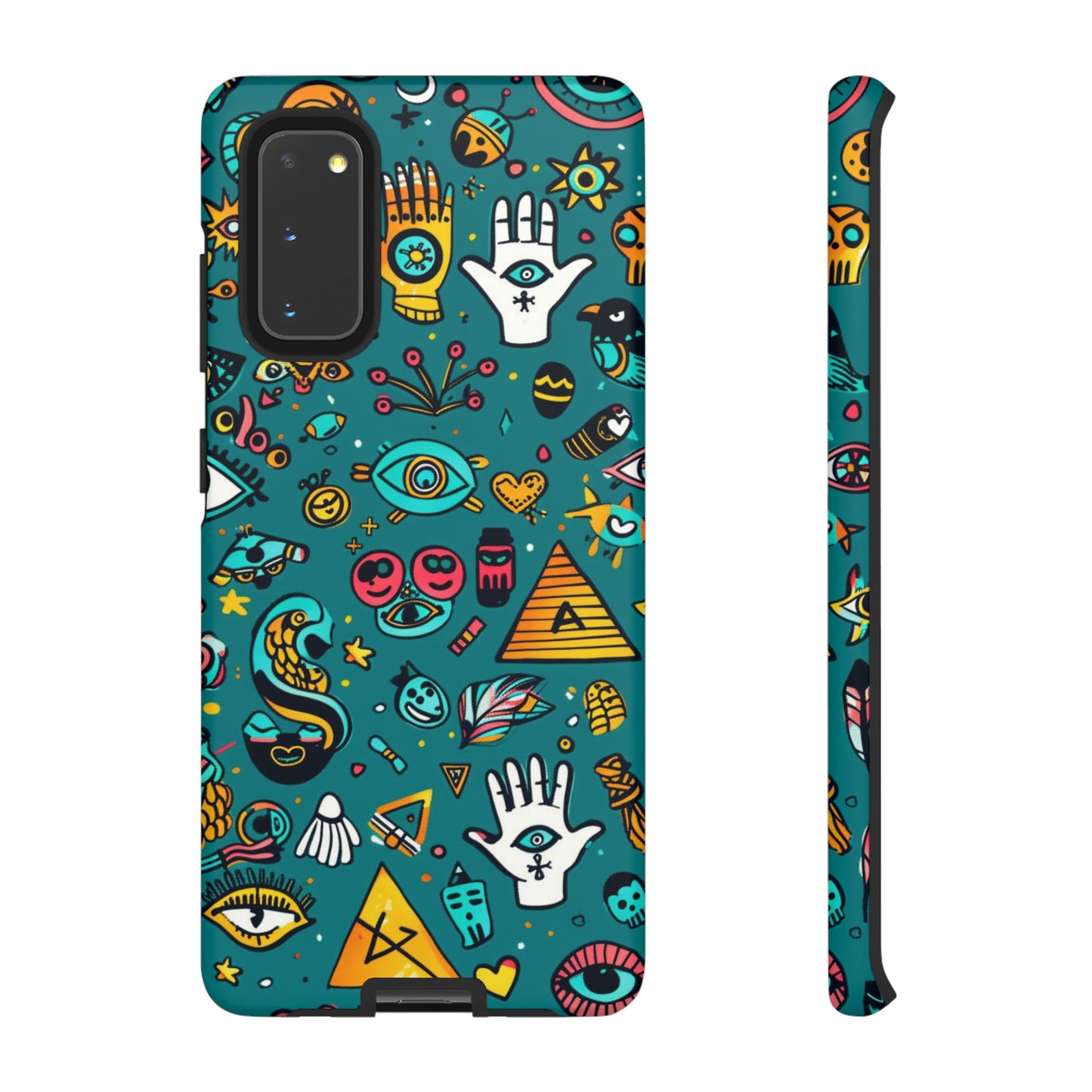 UFOs and Ancient Egypt Talisman Collage Phone Case