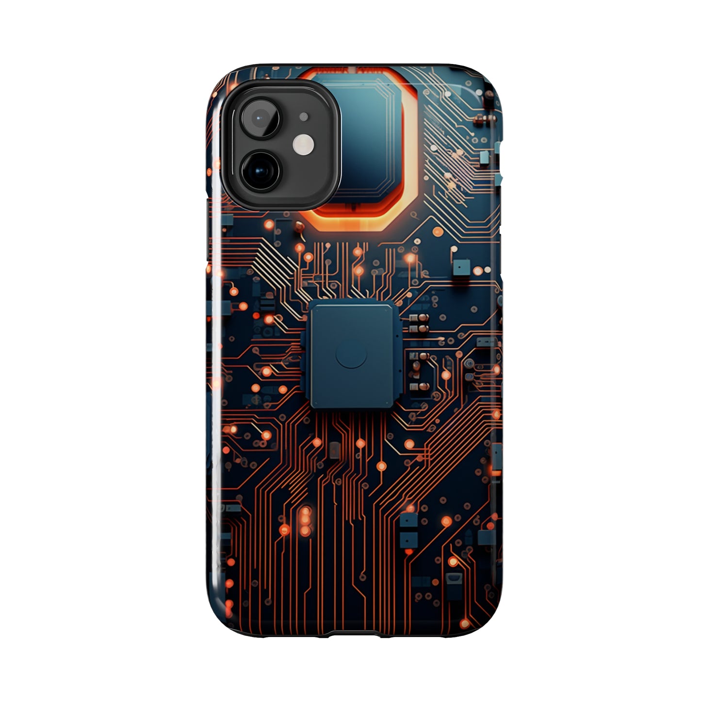 Neon Nexus: Cyberpunk Circuit Board | Futuristic Tech-Inspired iPhone Case