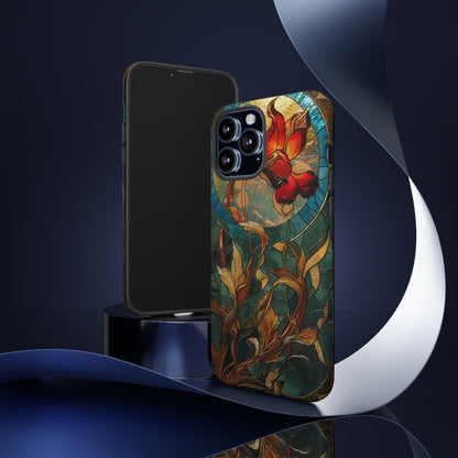 Art Nouveau Floral Full Moon Phone Case