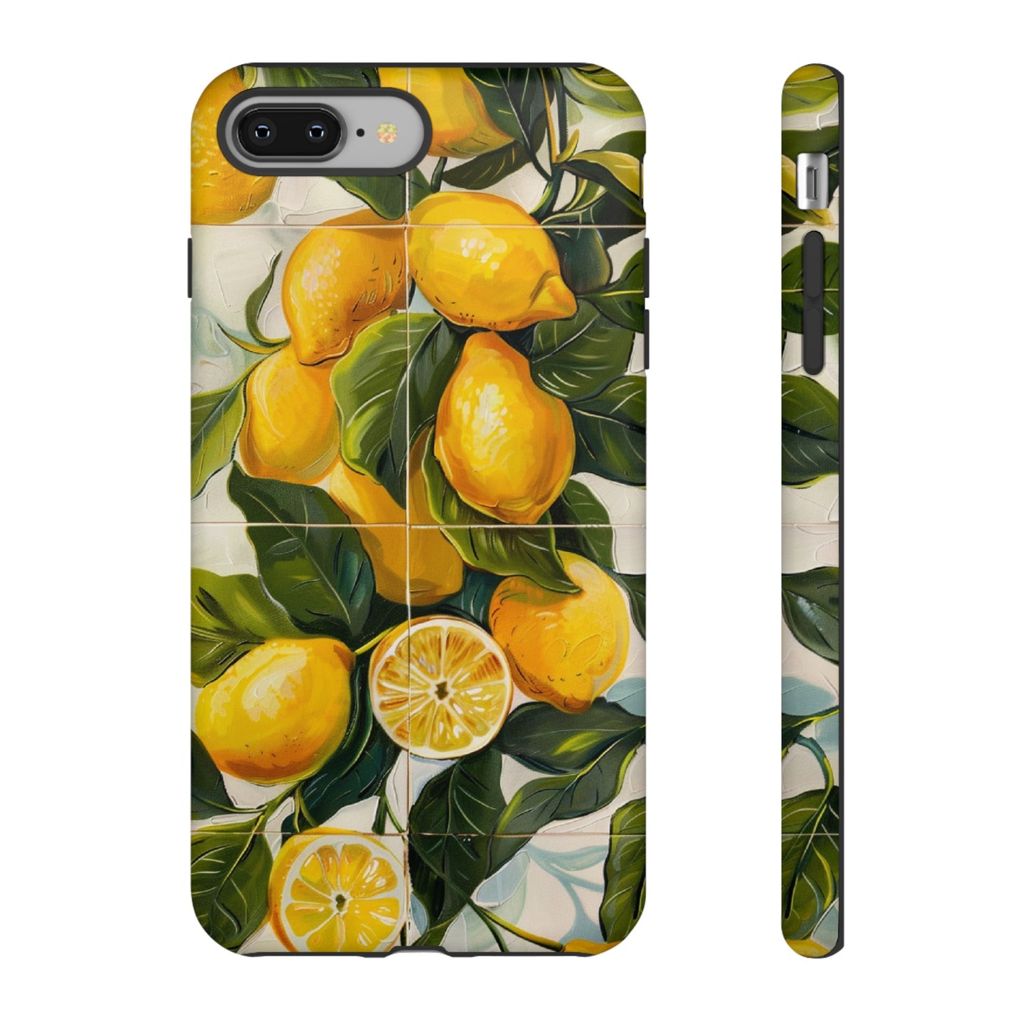 Mediterranean Lemon Italian Tile iPhone 14 Case