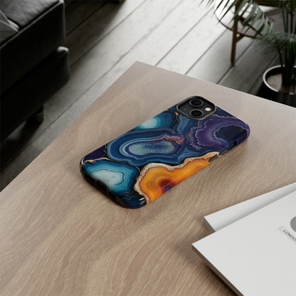 Agate Slice Geode Elegance: Natural Beauty Phone Case