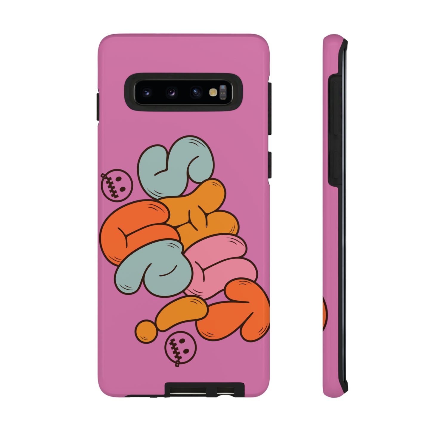 Shut Up Phone Case | Warm Retro Psychedelic Colors | For iPhone, Pixel, Samsung