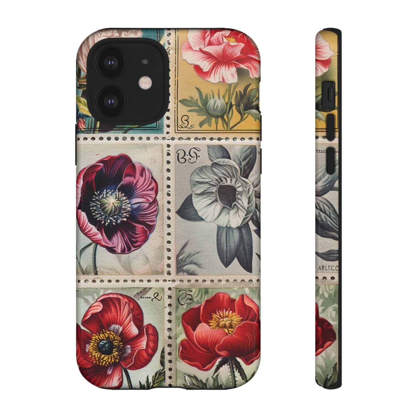 Vintage Floral Stamps Phone Case