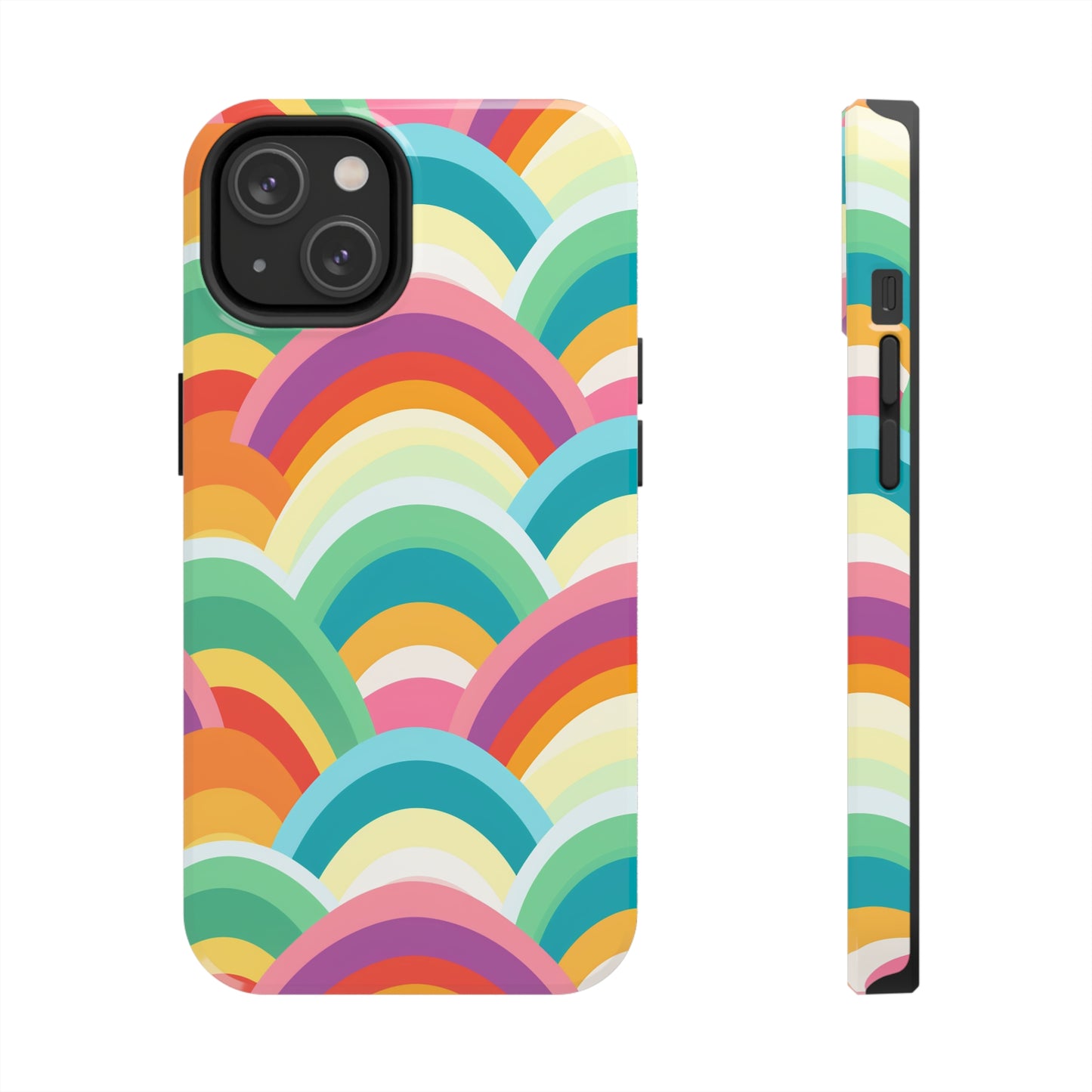 Vibrant Rainbow Design - iPhone Case