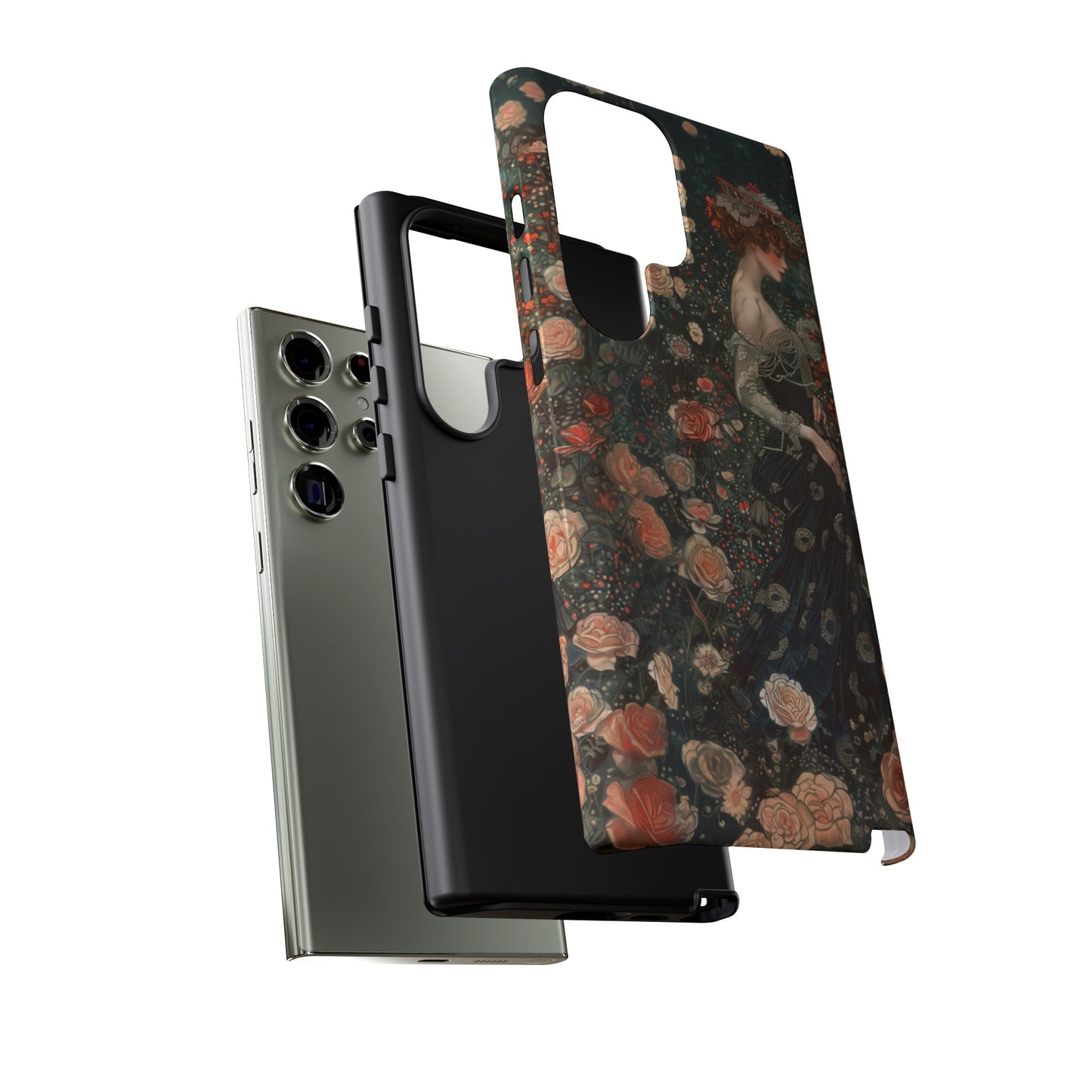 Art Nouveau French Floral Beauty Painting Phone Case