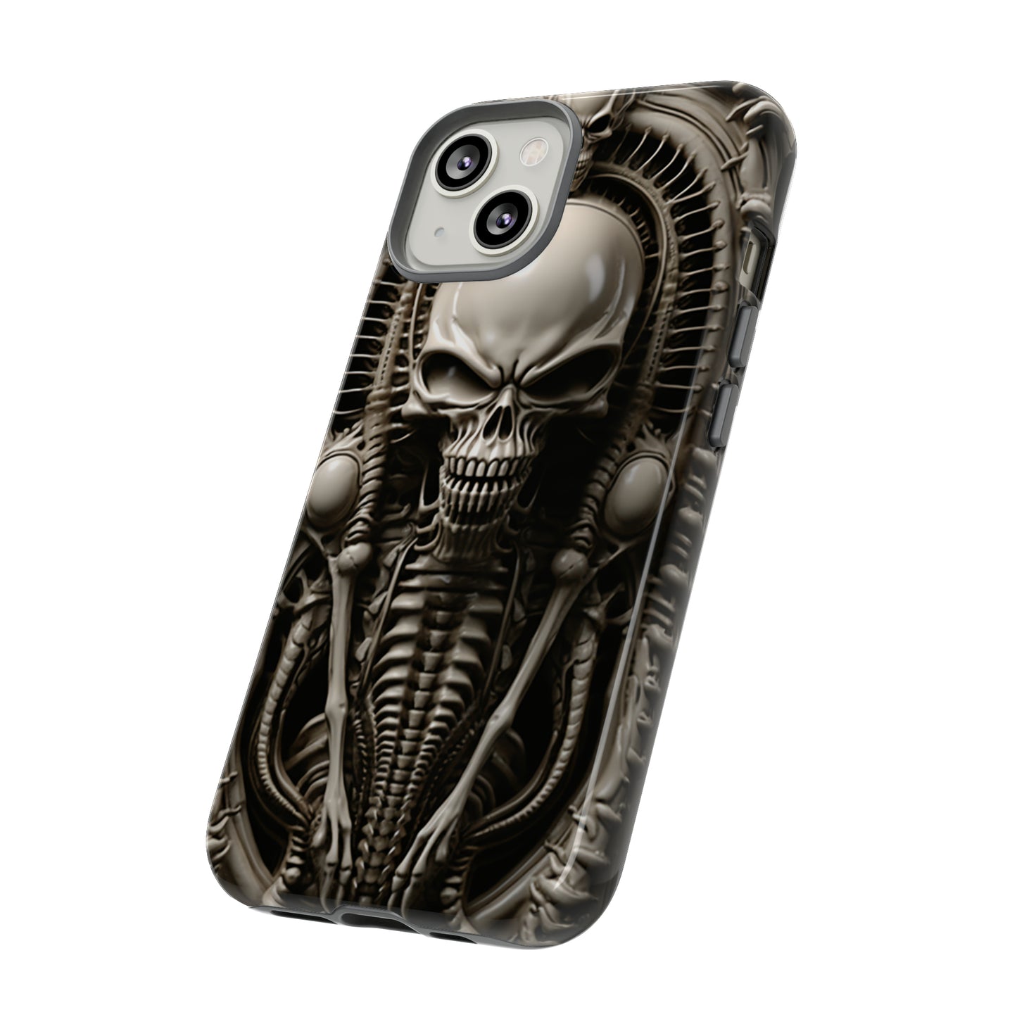 Retro alien aesthetic phone case for iPhone 12