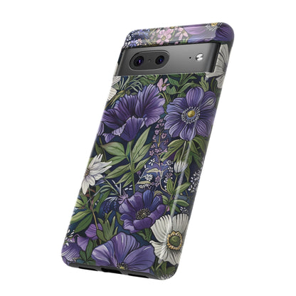 Floral Sage Purple Wildflower Phone Case