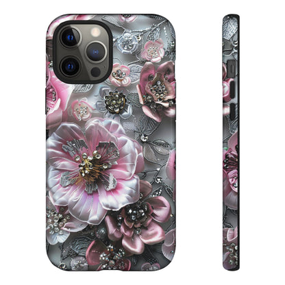 Coquette Aesthetic Floral Art iPhone 15 Case