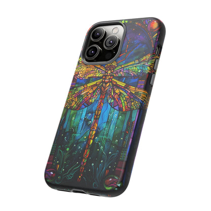 Art Deco Stained Glass Dragonfly Phone Cover