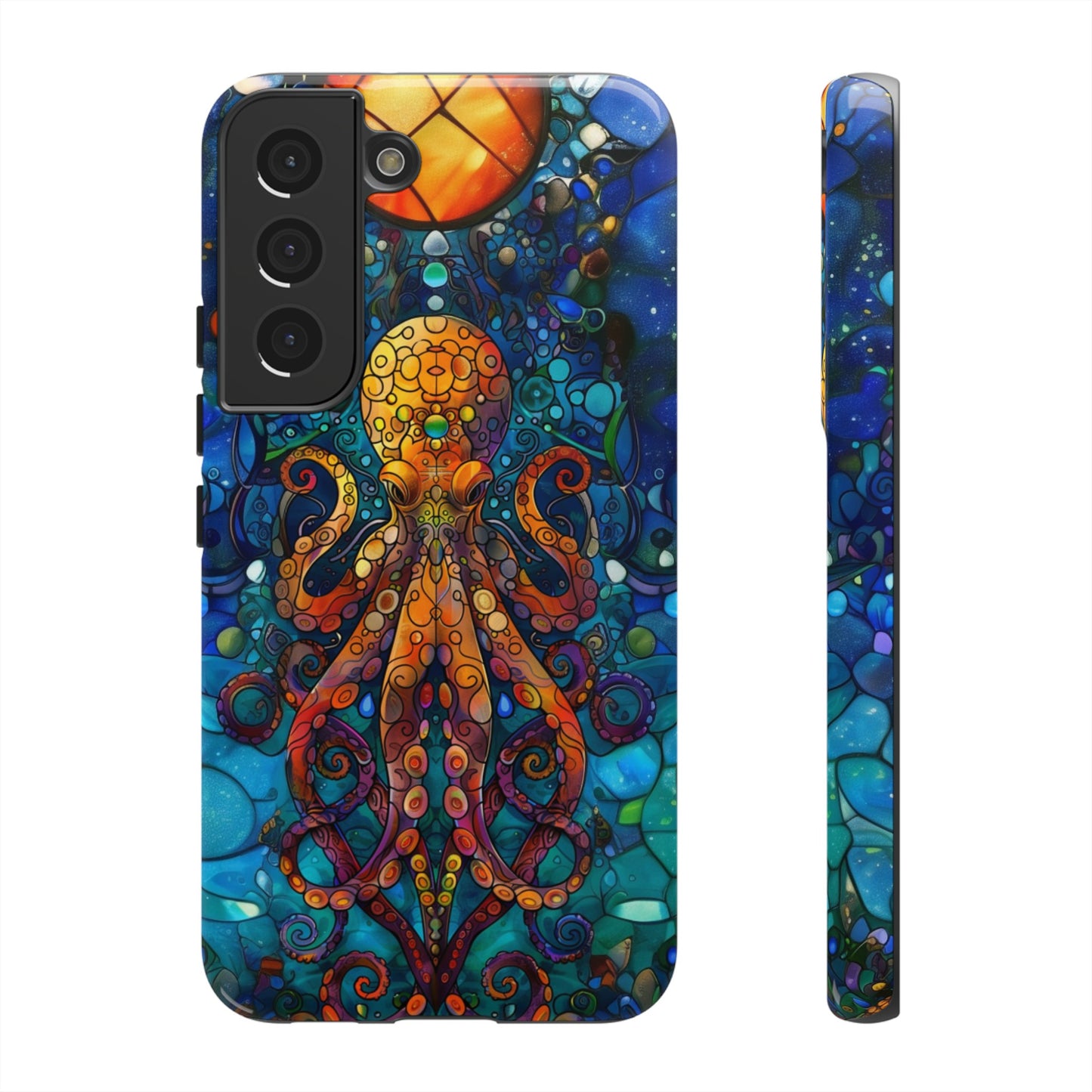 Octopus Stained Glass Undersea Magic Phone Case